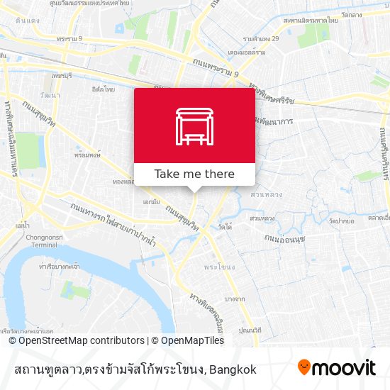 สถานฑูตลาว,ตรงข้ามจัสโก้พระโขนง map