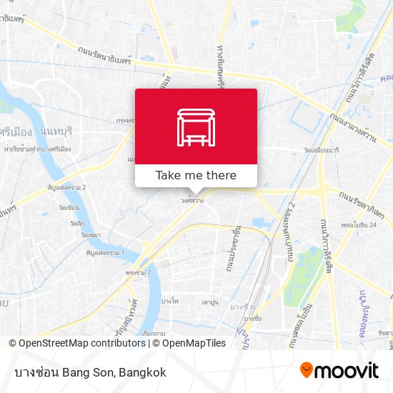 บางซ่อน Bang Son map