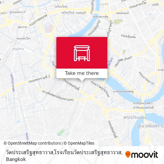 วัดประเสริฐสุทธาวาส,โรงเรียนวัดประเสริฐสุทธาวาส map