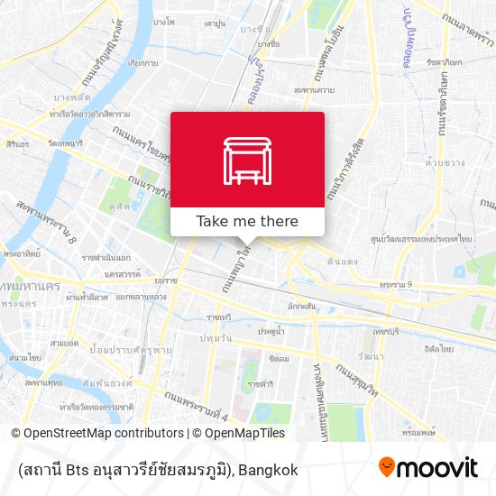 (สถานี Bts อนุสาวรีย์ชัยสมรภูมิ) map