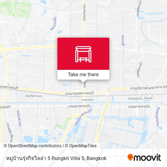 หมู่บ้านรุ่งกิจวิลล่า 5 Rungkit Villa 5 map