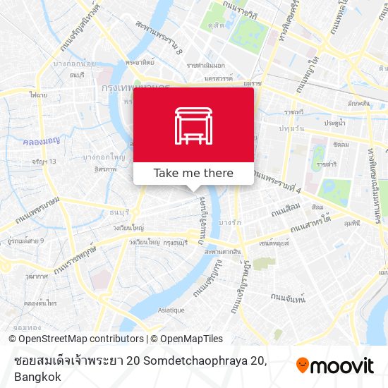 ซอยสมเด็จเจ้าพระยา 20 Somdetchaophraya 20 map