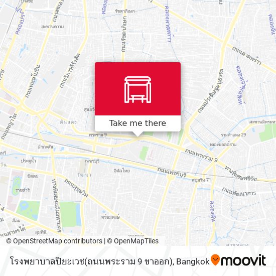 โรงพยาบาลปิยะเวช(ถนนพระราม 9 ขาออก) map