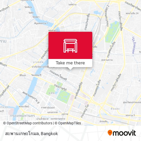 สะพานเกษะโกมล map