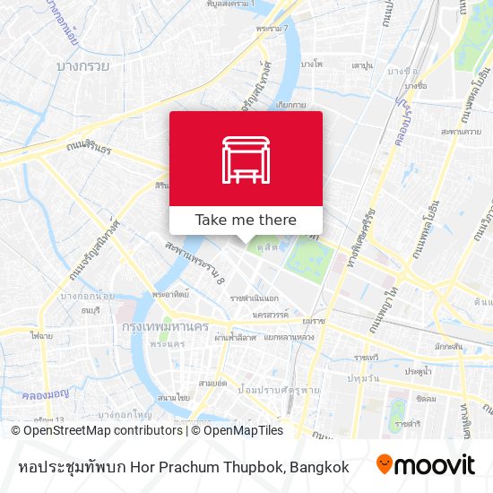 หอประชุมทัพบก Hor Prachum Thupbok map