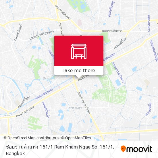 ซอยรามคำแหง 151 / 1 Ram Kham Ngae Soi 151 / 1 map