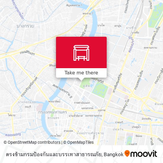 ตรงข้ามกรมป้องกันและบรรเทาสาธารณภัย map