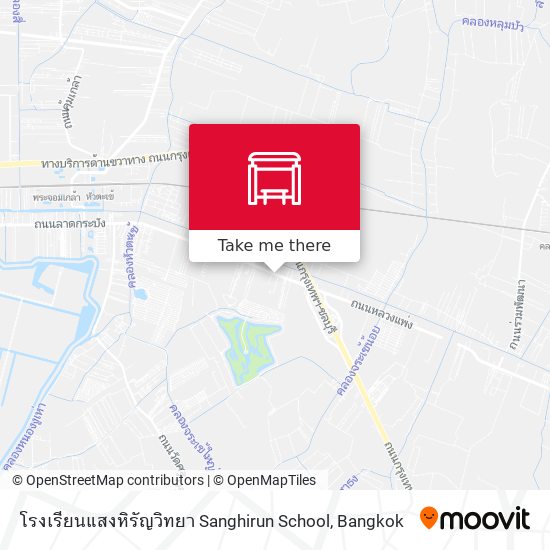 โรงเรียนแสงหิรัญวิทยา Sanghirun School map