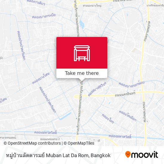 หมู่บ้านลัดดารมย์ Muban Lat Da Rom map
