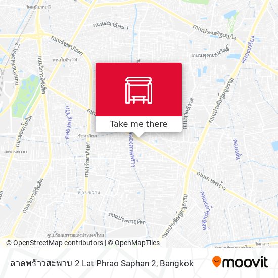ลาดพร้าวสะพาน 2 Lat Phrao Saphan 2 map