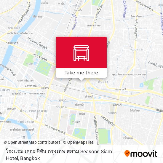 โรงแรม เดอะ ซีซัน กรุงเทพ สยาม Seasons Siam Hotel map