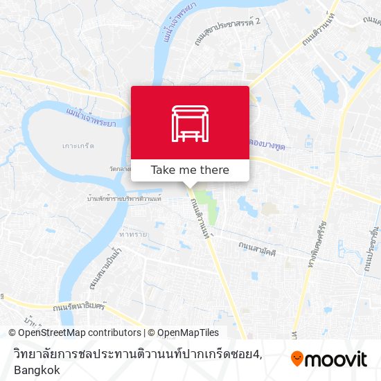 วิทยาลัยการชลประทานติวานนท์ปากเกร็ดซอย4 map