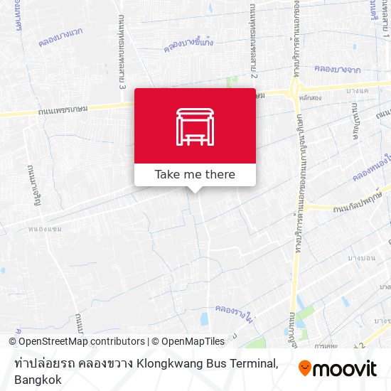 ท่าปล่อยรถ คลองขวาง Klongkwang Bus Terminal map