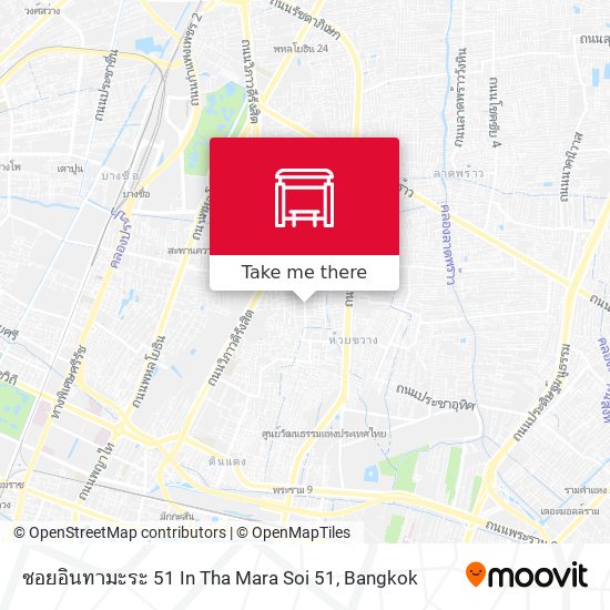 ซอยอินทามะระ 51 In Tha Mara Soi 51 map