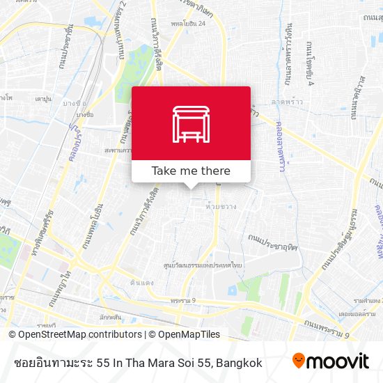 ซอยอินทามะระ 55 In Tha Mara Soi 55 map