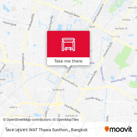 วัดเทวสุนทร WAT Thawa Sunthon , map