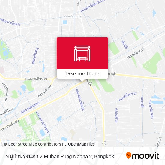 หมู่บ้านรุ่งนภา 2 Muban Rung Napha 2 map