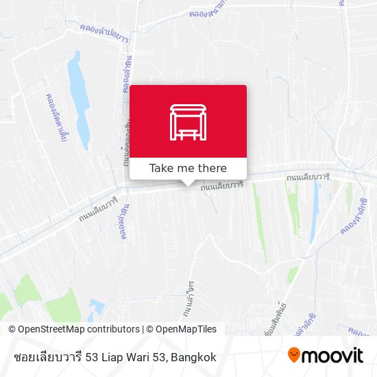ซอยเลียบวารี 53 Liap Wari 53 map