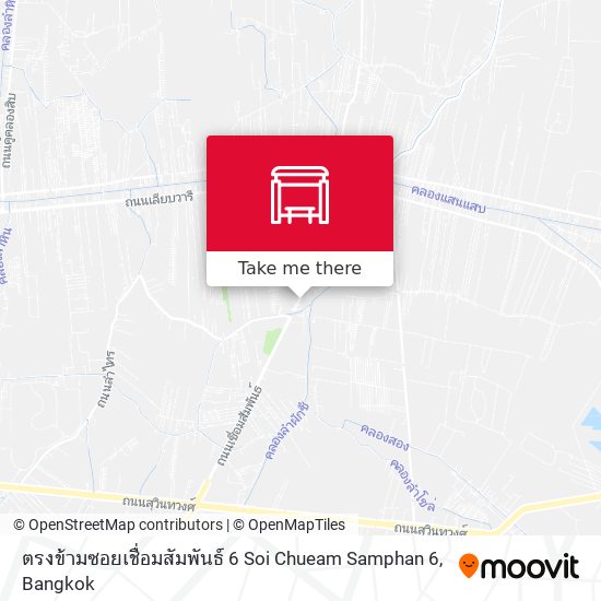 ตรงข้ามซอยเชื่อมสัมพันธ์ 6 Soi Chueam Samphan 6 map