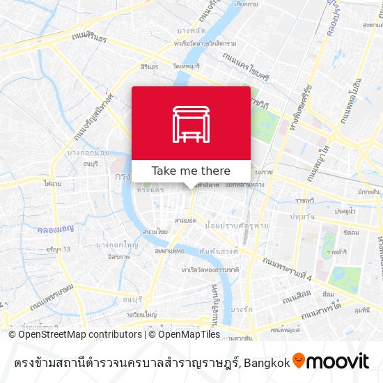 ตรงข้ามสถานีตำรวจนครบาลสำราญราษฎร์ map