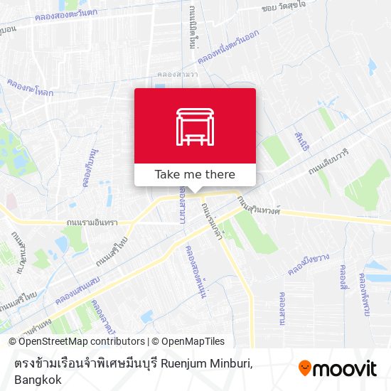 ตรงข้ามเรือนจำพิเศษมีนบุรี Ruenjum Minburi map