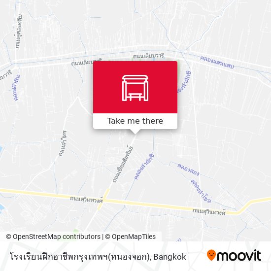 โรงเรียนฝึกอาชีพกรุงเทพฯ(หนองจอก) map