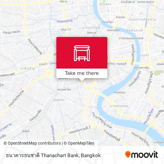 ธนาคารธนชาติ Thanachart  Bank map