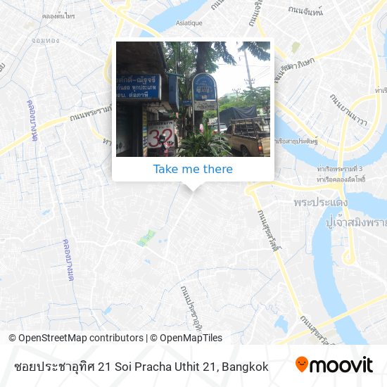 ซอยประชาอุทิศ 21 Soi Pracha Uthit 21 map