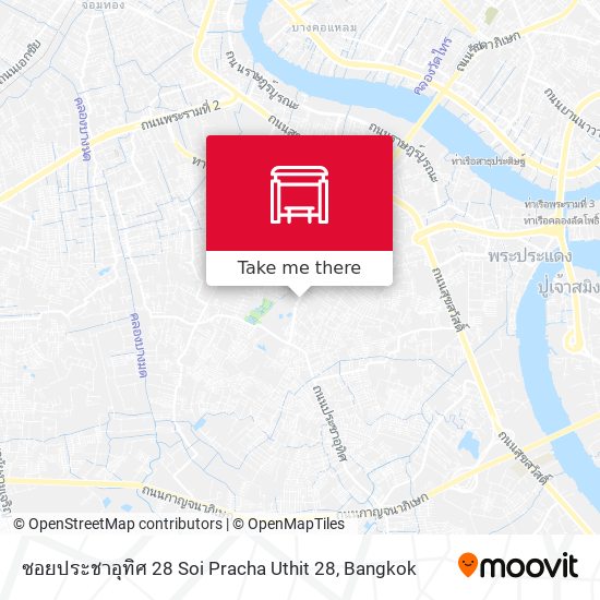 ซอยประชาอุทิศ 28 Soi Pracha Uthit 28 map