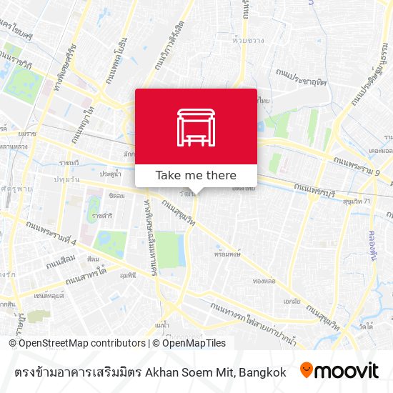 ตรงข้ามอาคารเสริมมิตร Akhan Soem Mit map