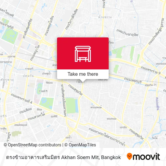 ตรงข้ามอาคารเสริมมิตร Akhan Soem Mit map