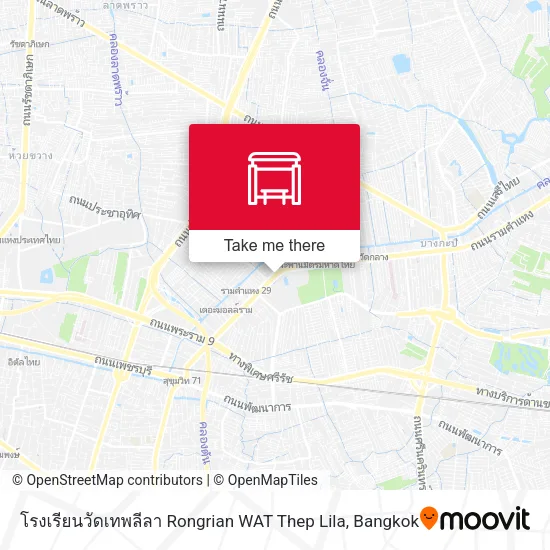 โรงเรียนวัดเทพลีลา Rongrian WAT Thep Lila map