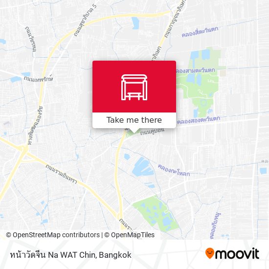 หน้าวัดจีน Na WAT Chin map