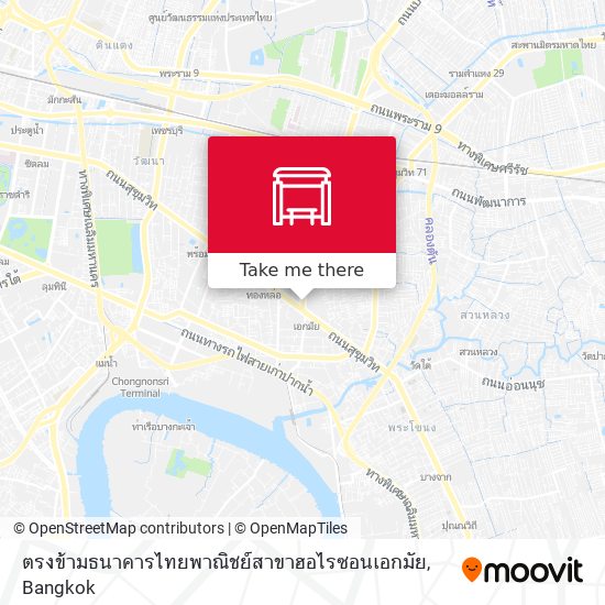 ตรงข้ามธนาคารไทยพาณิชย์สาขาฮอไรซอนเอกมัย map
