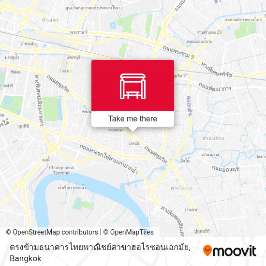 ตรงข้ามธนาคารไทยพาณิชย์สาขาฮอไรซอนเอกมัย map