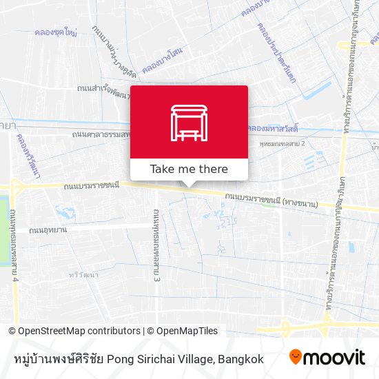 หมู่บ้านพงษ์ศิริชัย  Pong Sirichai Village map