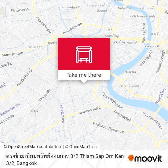 ตรงข้ามเทียมทรัพย์ออมการ 3 / 2 Thiam Sap Om Kan 3 / 2 map