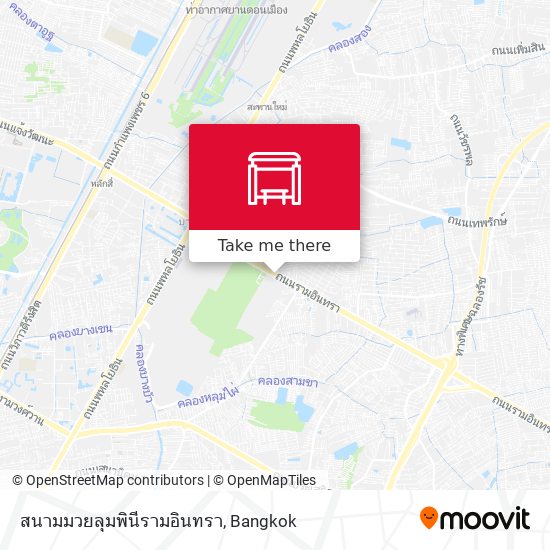 สนามมวยลุมพินีรามอินทรา map