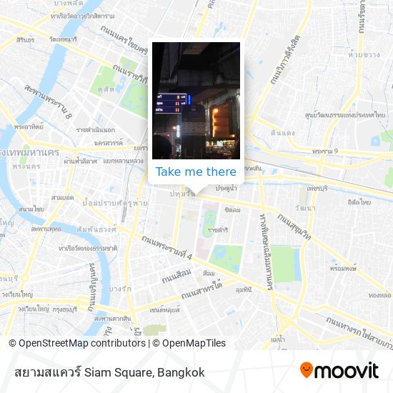 สยามสแควร์ Siam Square map