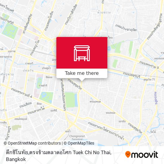 ตึกชิโนทัย,ตรงข้ามตลาดอโศก Tuek Chi No Thai map