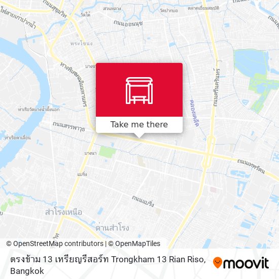 ตรงข้าม 13 เหรียญรีสอร์ท Trongkham 13 Rian Riso map