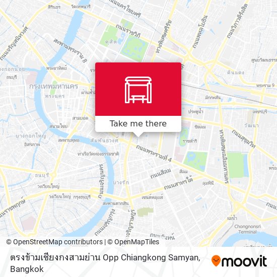 ตรงข้ามเซียงกงสามย่าน Opp Chiangkong Samyan map