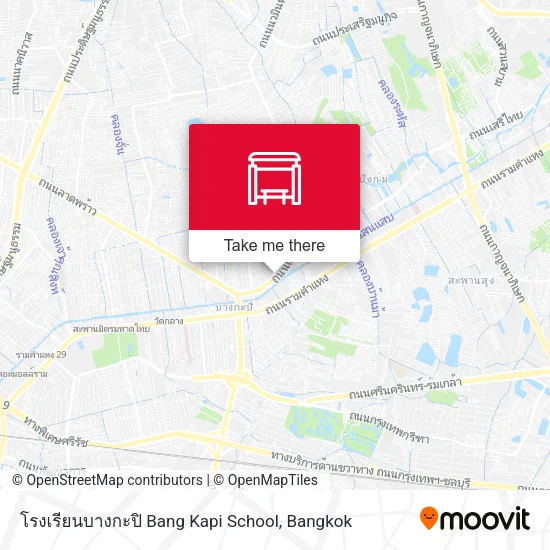 โรงเรียนบางกะปิ Bang Kapi School map