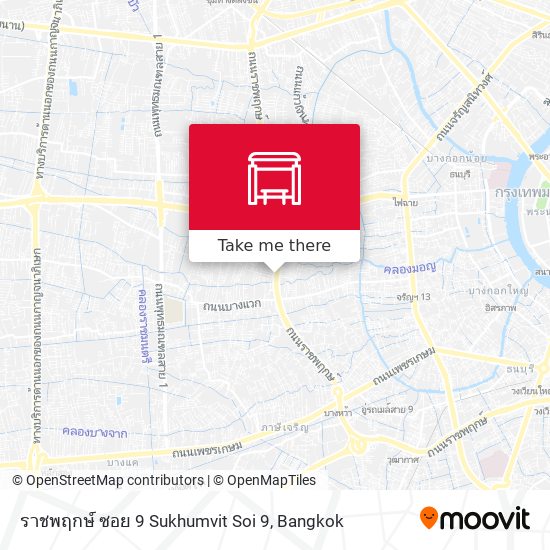 ราชพฤกษ์ ซอย 9 Sukhumvit Soi 9 map