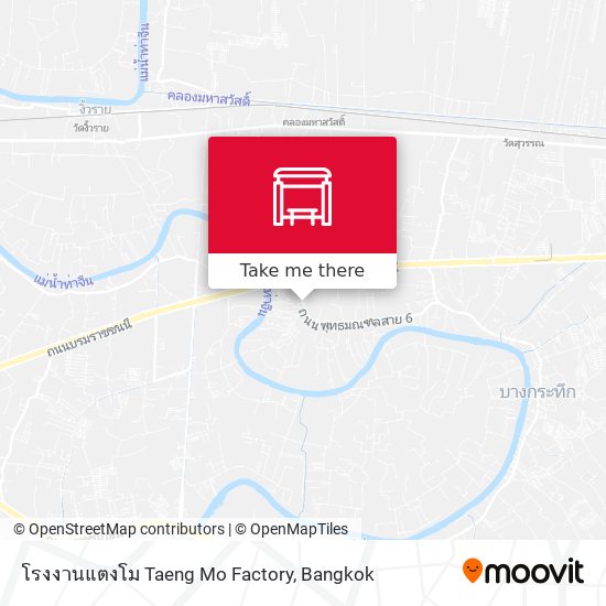 โรงงานแตงโม Taeng Mo Factory map