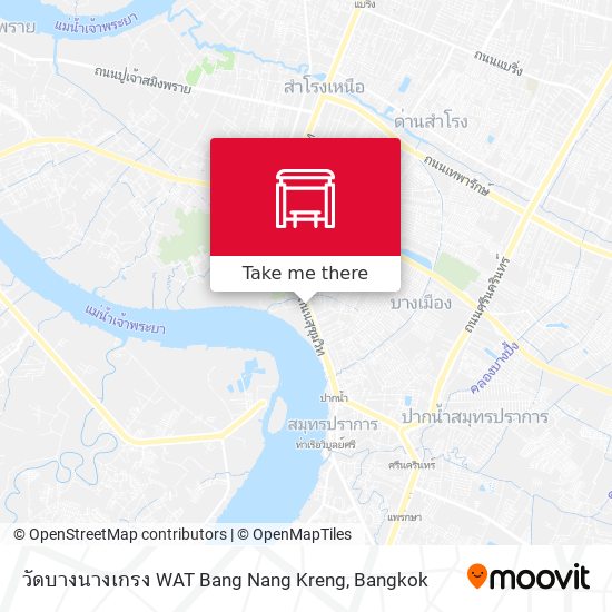 วัดบางนางเกรง WAT Bang Nang Kreng map