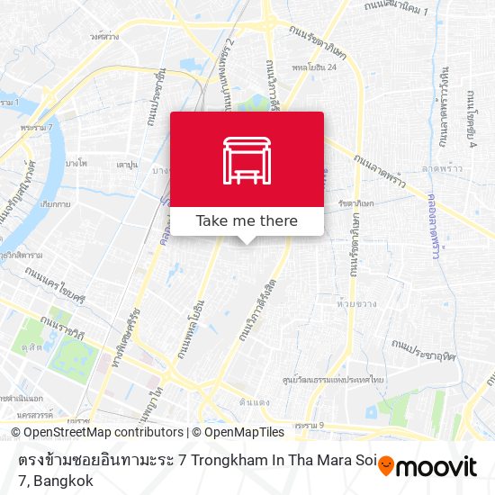 ตรงข้ามซอยอินทามะระ 7 Trongkham In Tha Mara Soi 7 map
