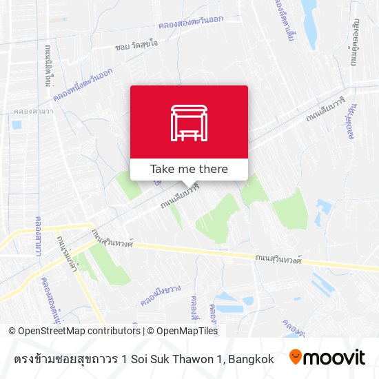 ตรงข้ามซอยสุขถาวร 1 Soi Suk Thawon 1 map