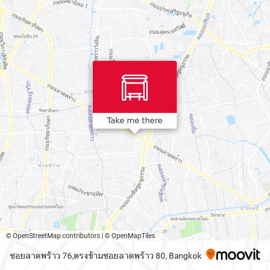 ซอยลาดพร้าว 76,ตรงข้ามซอยลาดพร้าว 80 map