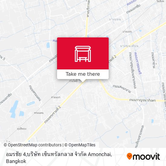 อมรชัย 4,บริษัท เซ็นทรัลกลาส จำกัด Amonchai map